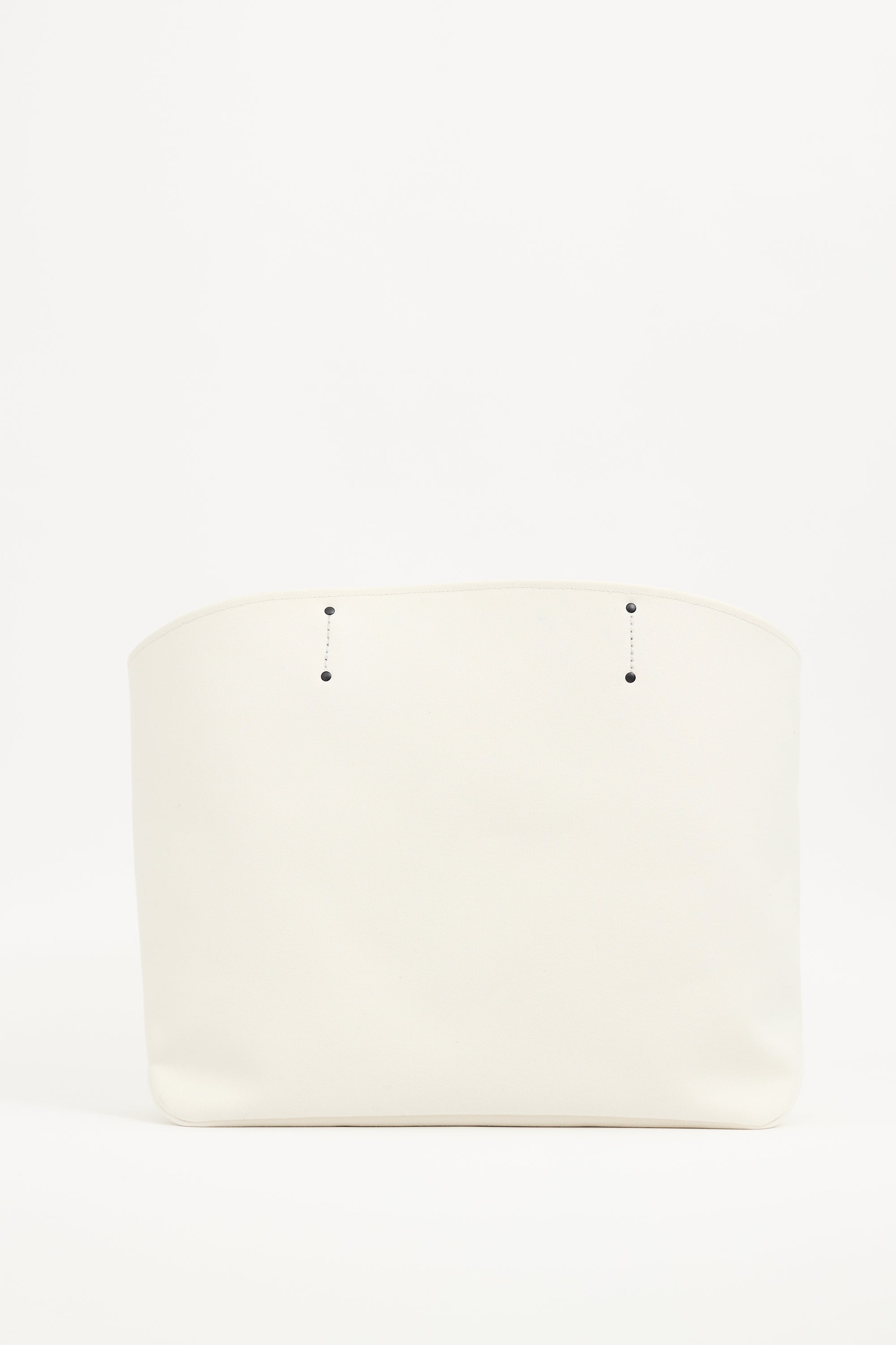 Prada White Canvas Canapa Racing Tote