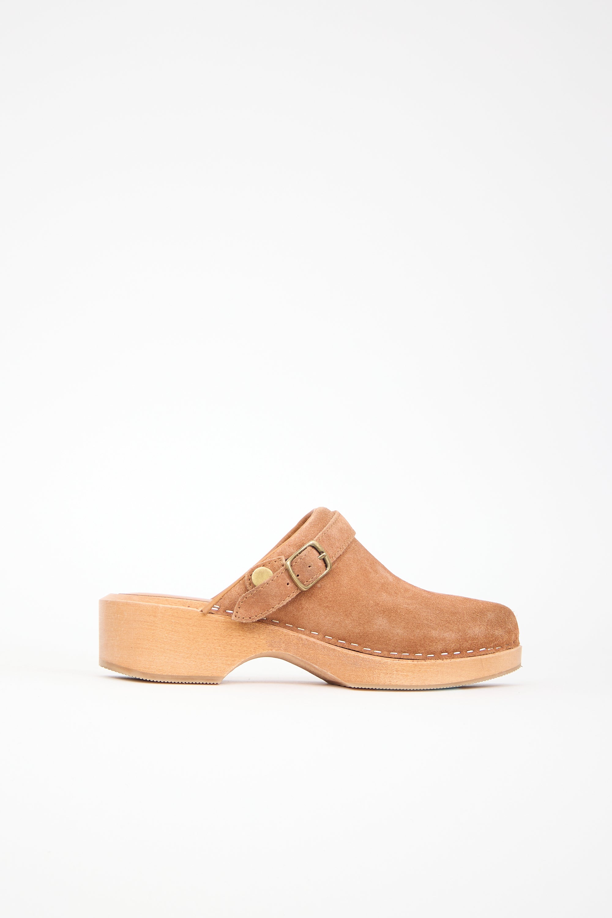 Re/Done Suede 70s Classic Clog