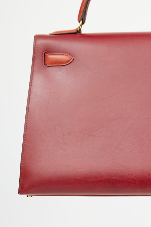 Hermès 1996 Rogue H Tri Color Kelly Sellier 32 Bag
