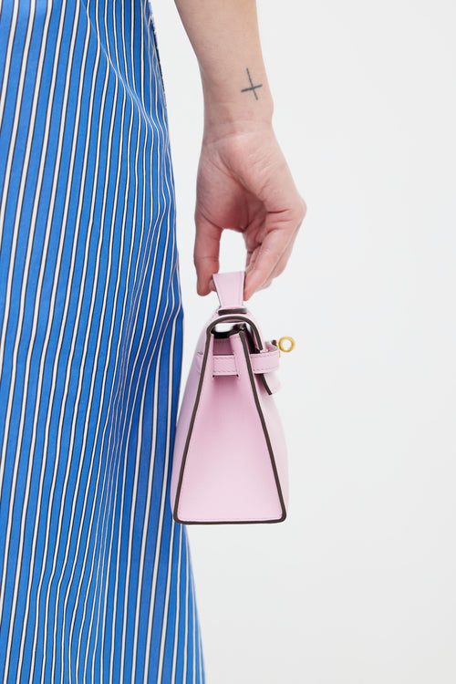 Hermès Pink Swift Mini Kelly Pochette