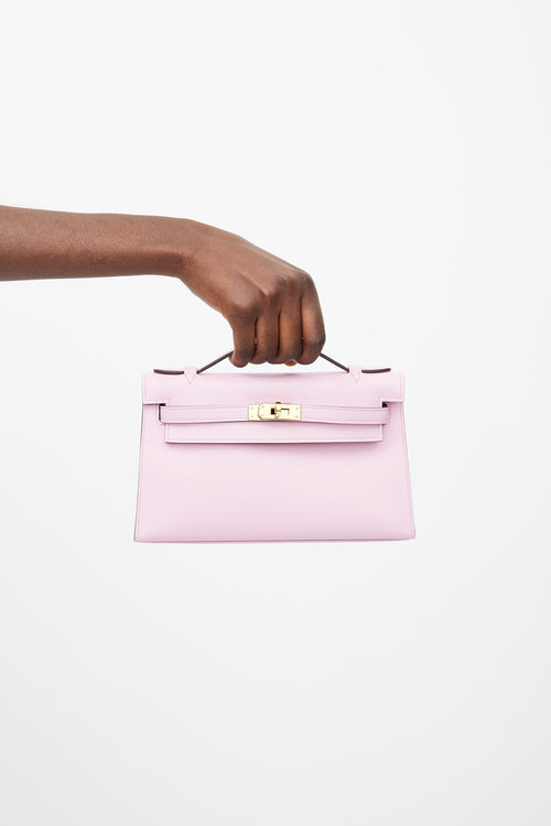 Hermès Pink Swift Mini Kelly Pochette
