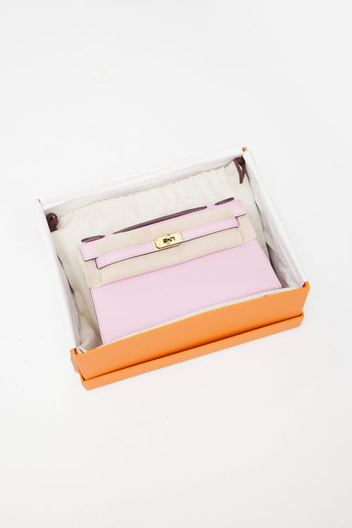 Hermès Pink Swift Mini Kelly Pochette