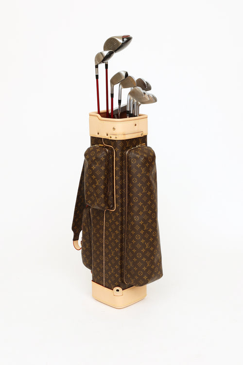 Louis Vuitton Brown Monogram Golf Bag