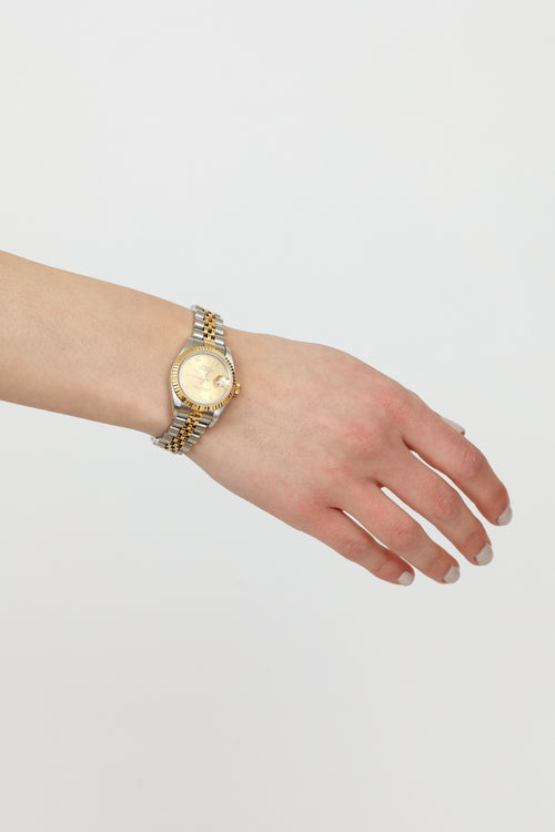 Rolex 18K Yellow Gold & Stainless Steel Datejust 26 Watch