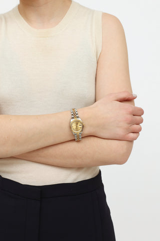 Rolex 18K Yellow Gold & Stainless Steel Datejust 26 Watch