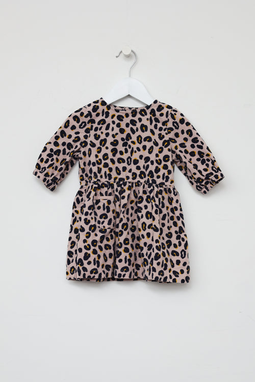 Stella McCartney Kids Pink & Black Printed Dress