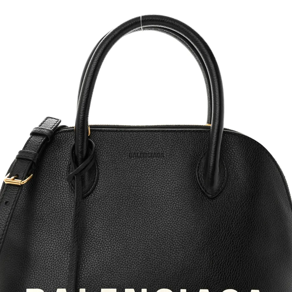 Lushentic Quality Bags: S Ville Top Handle Bag in Black Leather - Image 8