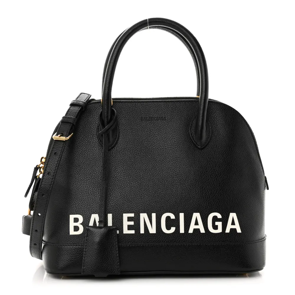 Lushentic Quality Bags: S Ville Top Handle Bag in Black Leather
