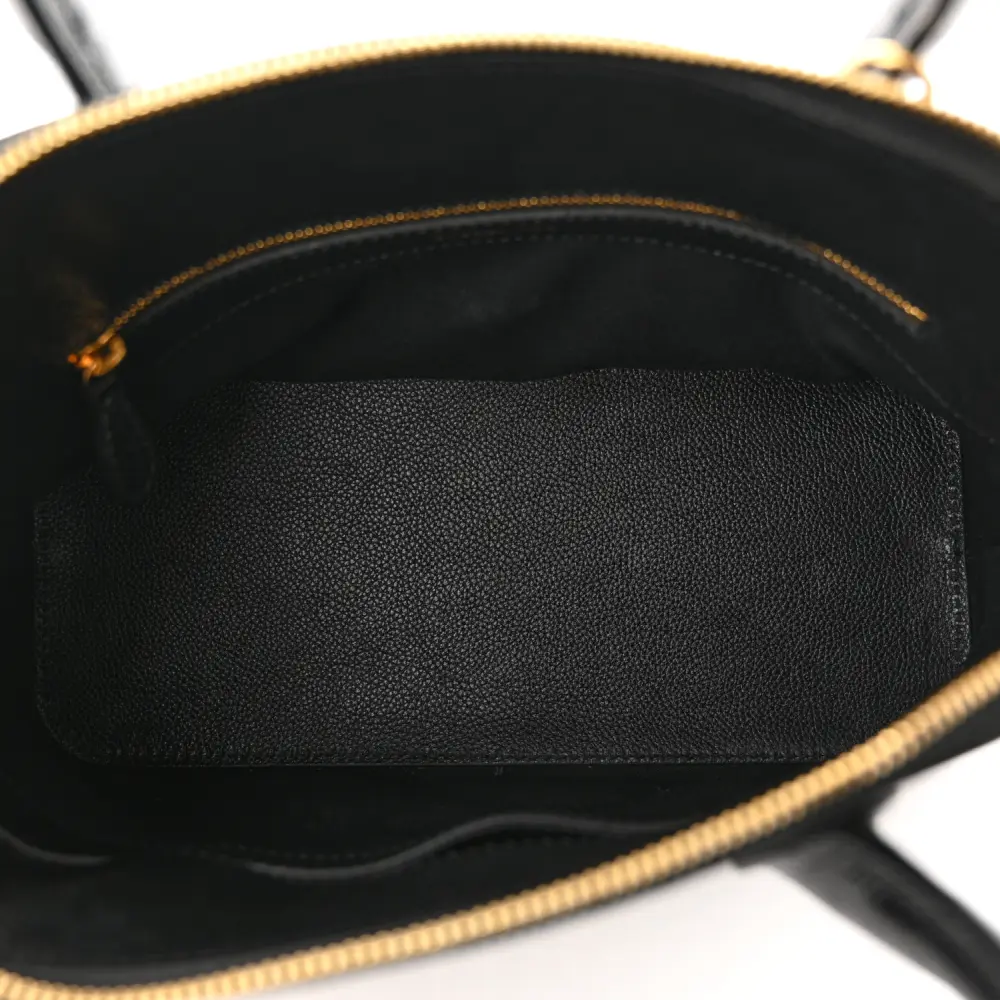 Lushentic Quality Bags: S Ville Top Handle Bag in Black Leather - Image 7