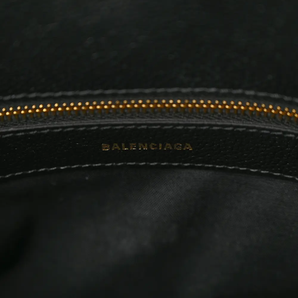 Lushentic Quality Bags: S Ville Top Handle Bag in Black Leather - Image 2