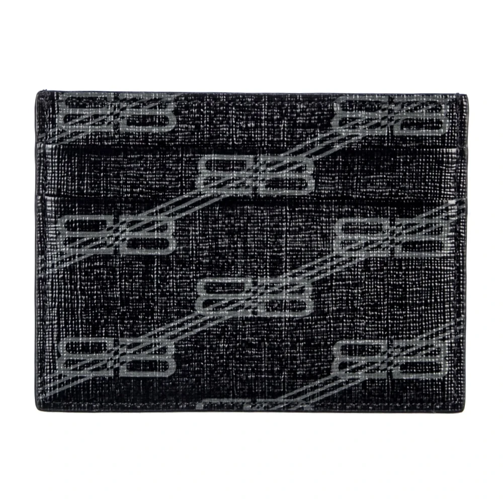 Lushentic Small Card Holder in Black Calfskin with Silver Hardware - Image 3