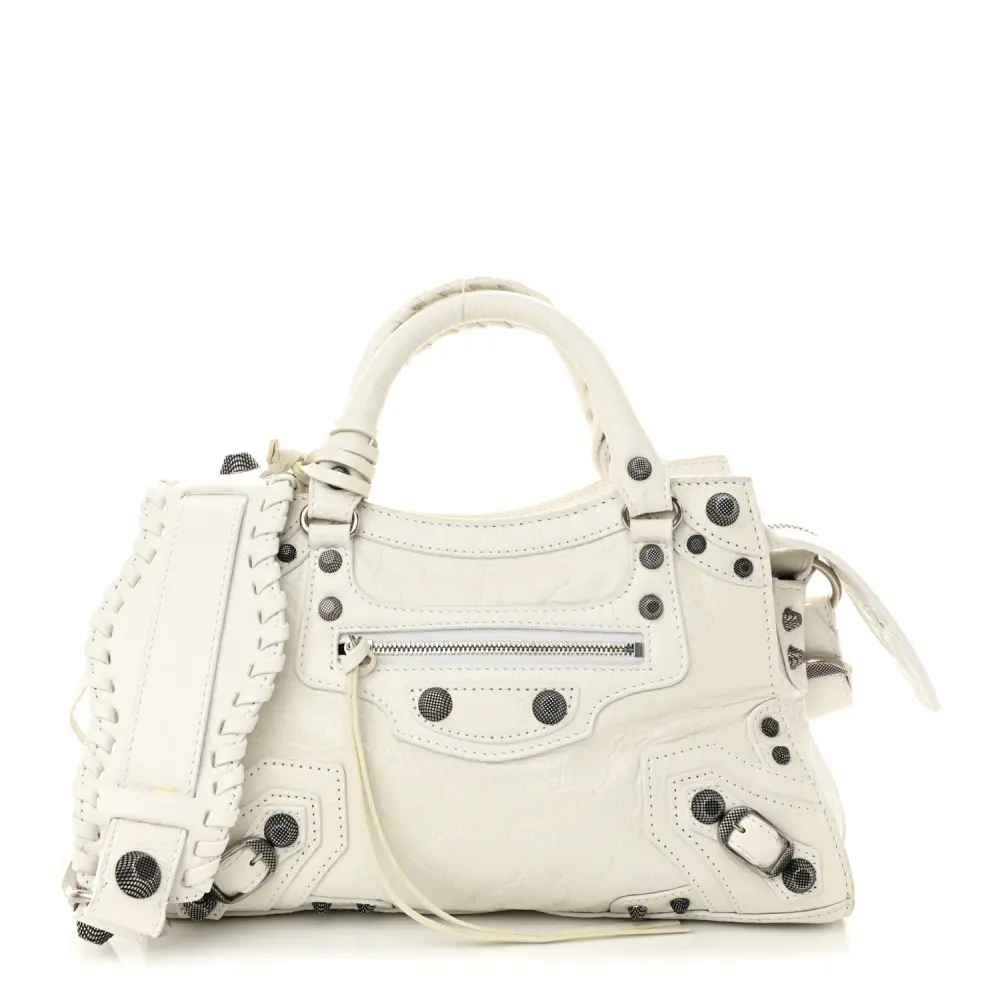 Lushentic Grade Designer Bags XS Neo Cagole Handbag Optic White