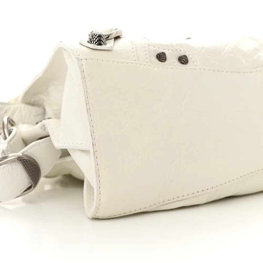 Lushentic Grade Designer Bags XS Neo Cagole Handbag Optic White - Image 5