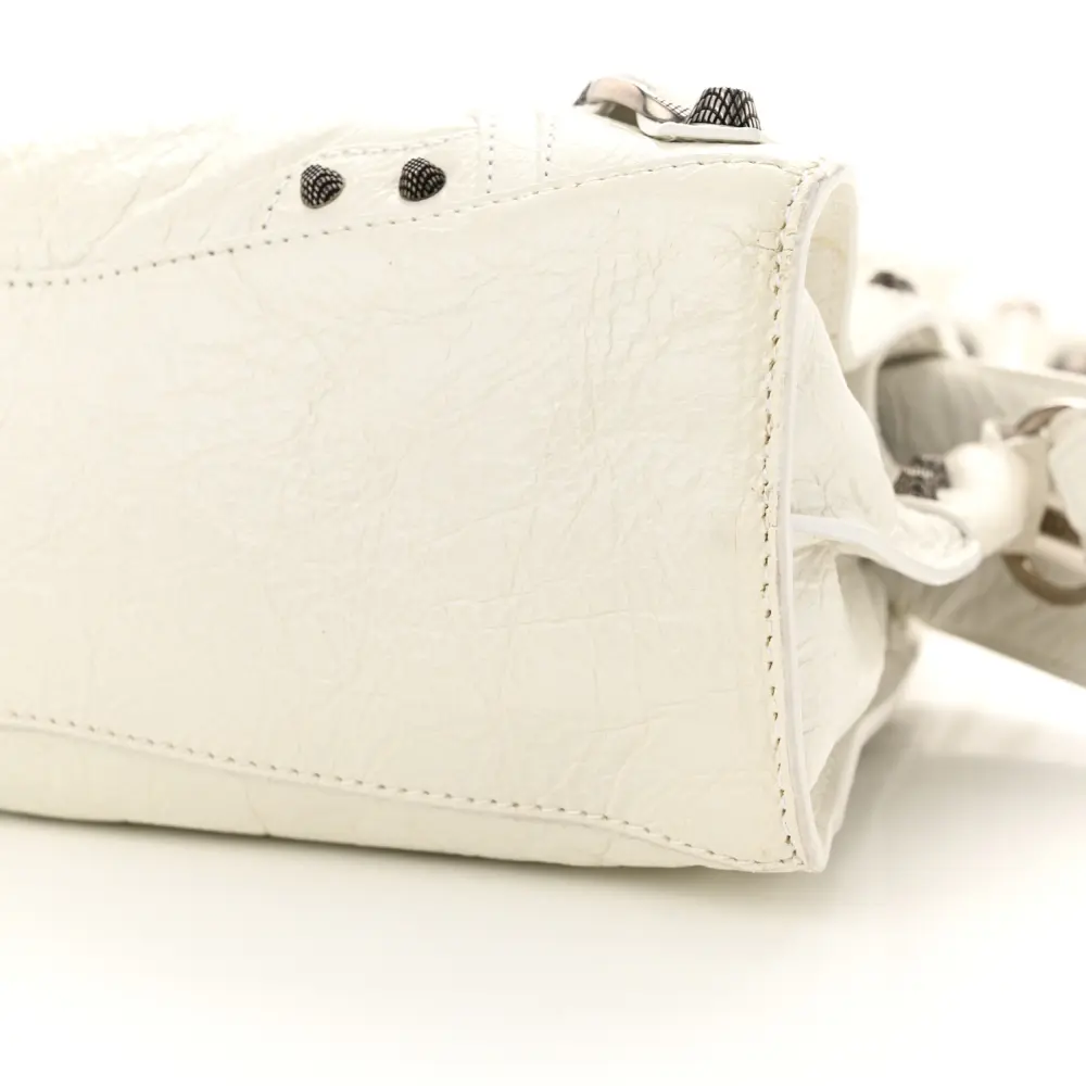 Lushentic Grade Designer Bags XS Neo Cagole Handbag Optic White - Image 4