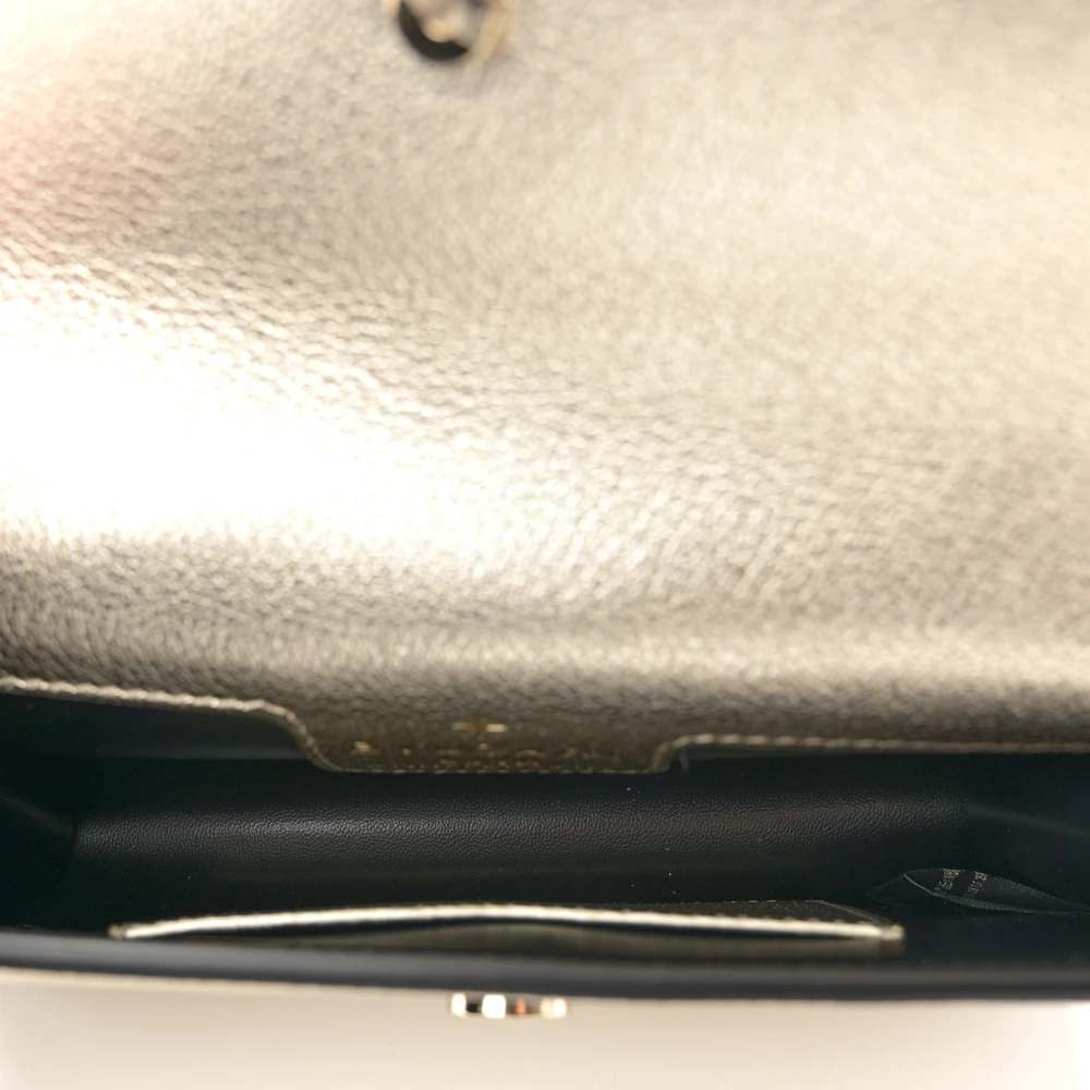 Lushentic Grade Replica Mini Snake Strap Clutch in Metallic Gold - Image 7