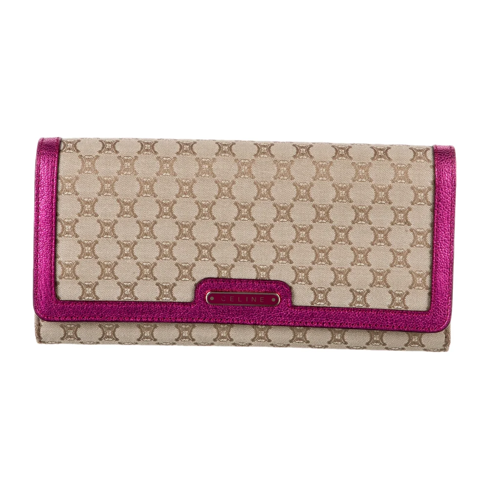 Lushentic Grade Bags: Large Wallet with Pink Monogram Canvas