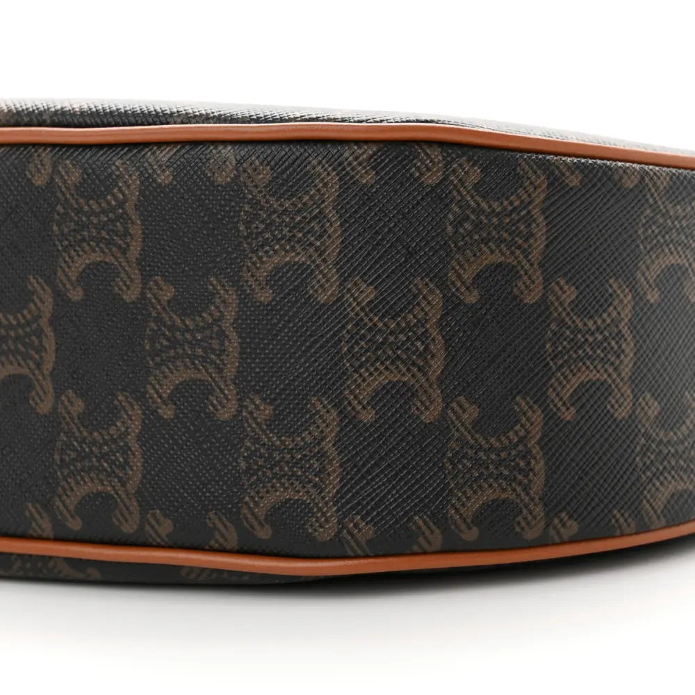 Lushentic Designer Bags - Medium Ava Shoulder Bag in Tan Triomphe - Image 5