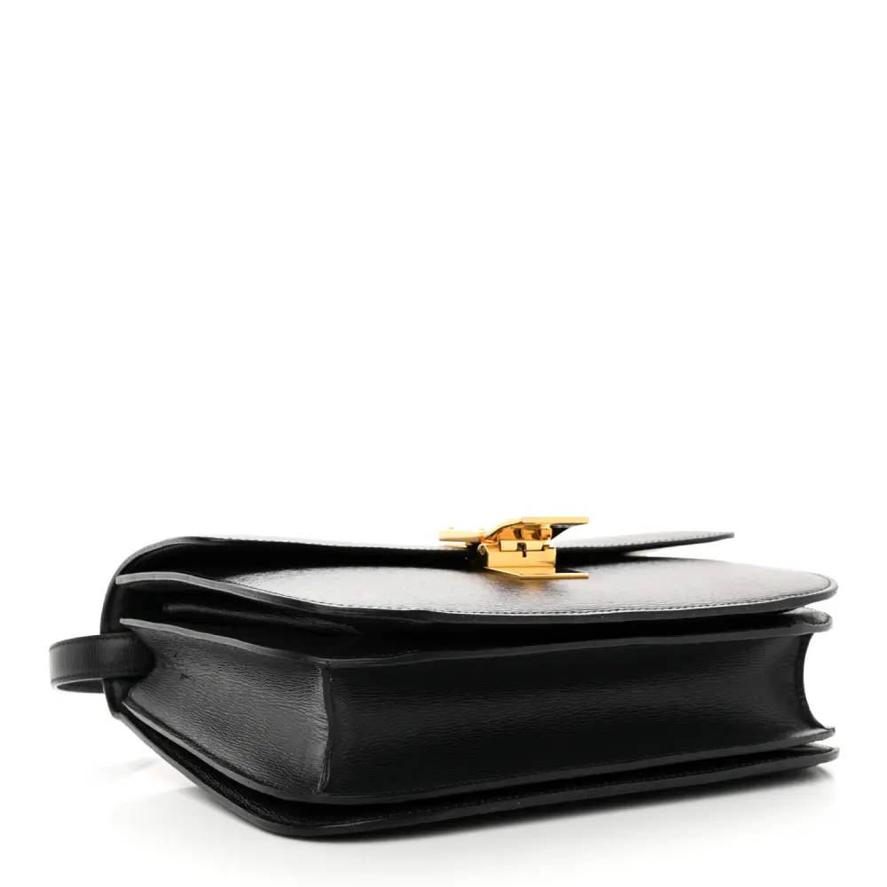Lushentic Grade Handbags - Medium Classic Box Flap Bag in Black - Image 6
