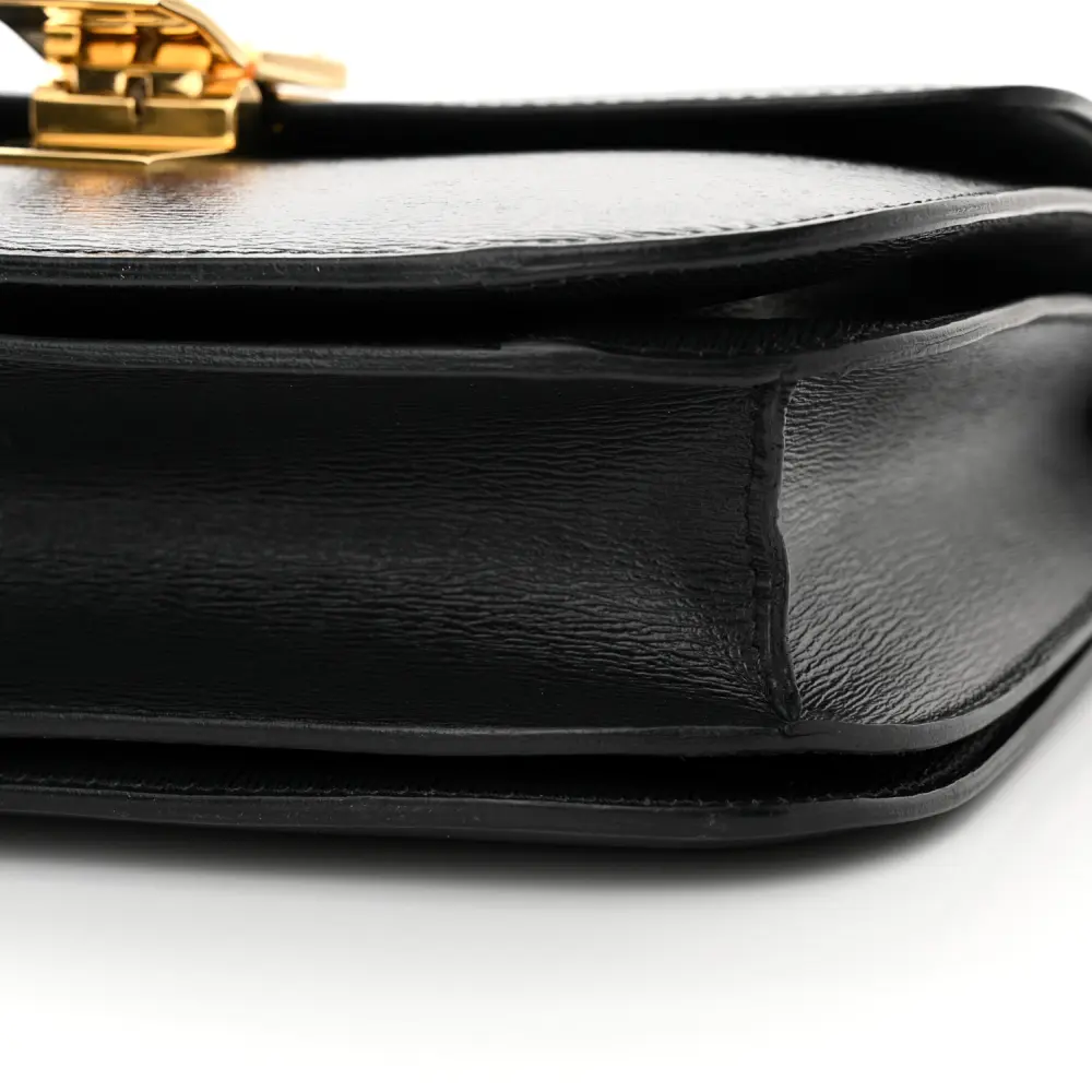 Lushentic Grade Handbags - Medium Classic Box Flap Bag in Black - Image 5