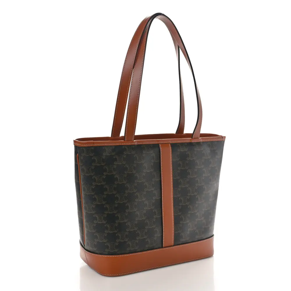 Lushentic Class Small Cabas Bag - Tan Triomphe Canvas Calfskin - Image 3