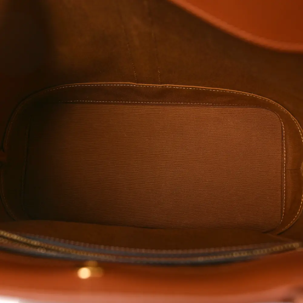 Lushentic Class Small Cabas Bag - Tan Triomphe Canvas Calfskin - Image 7