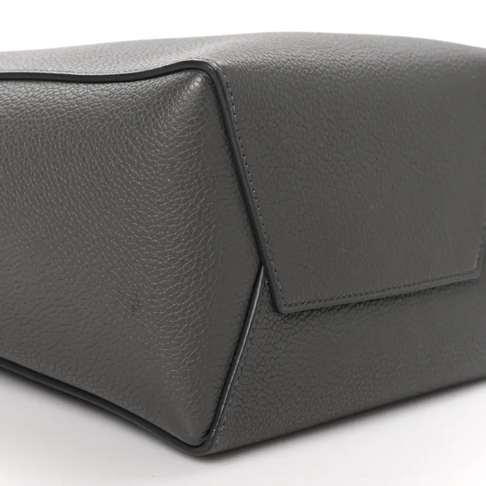 Lushentic Designer Small Sangle Bucket Bag in Kohl Leather - Image 4
