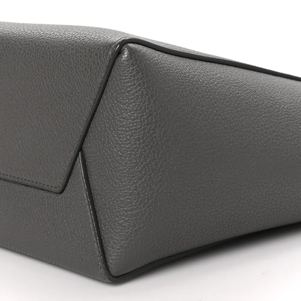 Lushentic Designer Small Sangle Bucket Bag in Kohl Leather - Image 5