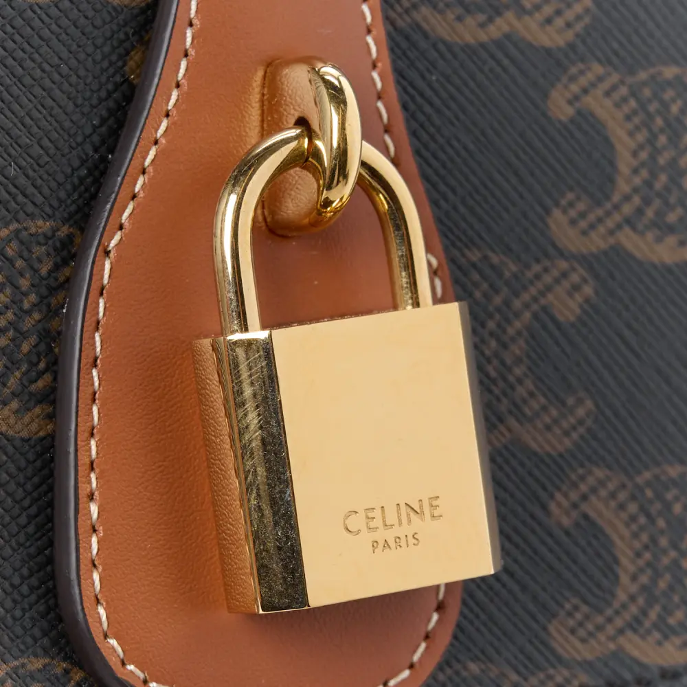 Buy Lushentic Grade Bags - Small Tabou Clutch in Tan Triomphe Design - Image 8