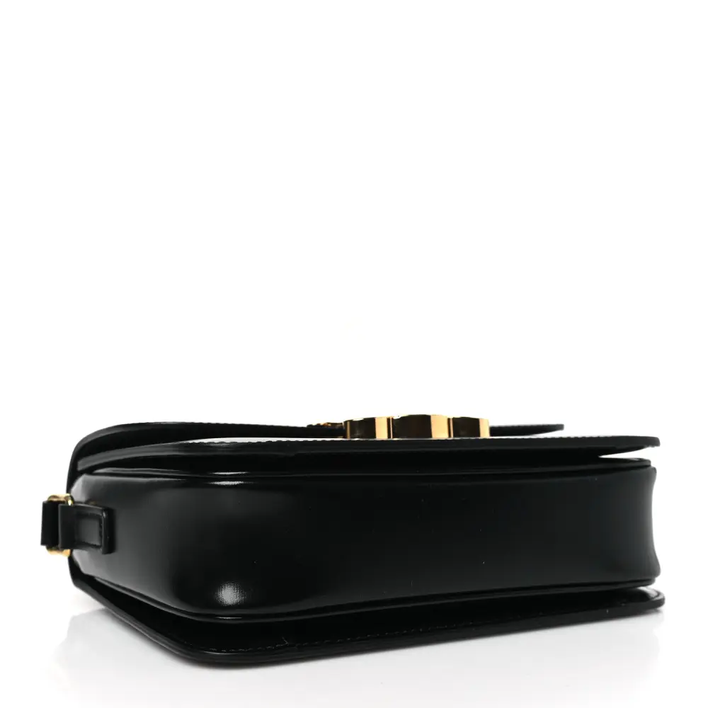Lushentic Designer Small Teen Triomphe Shoulder Bag in Black Leather - Image 6