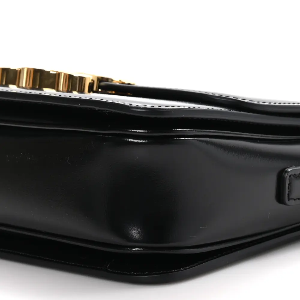 Lushentic Replicas Small Triomphe Bag - Black Calfskin, Gold Hardware - Image 5