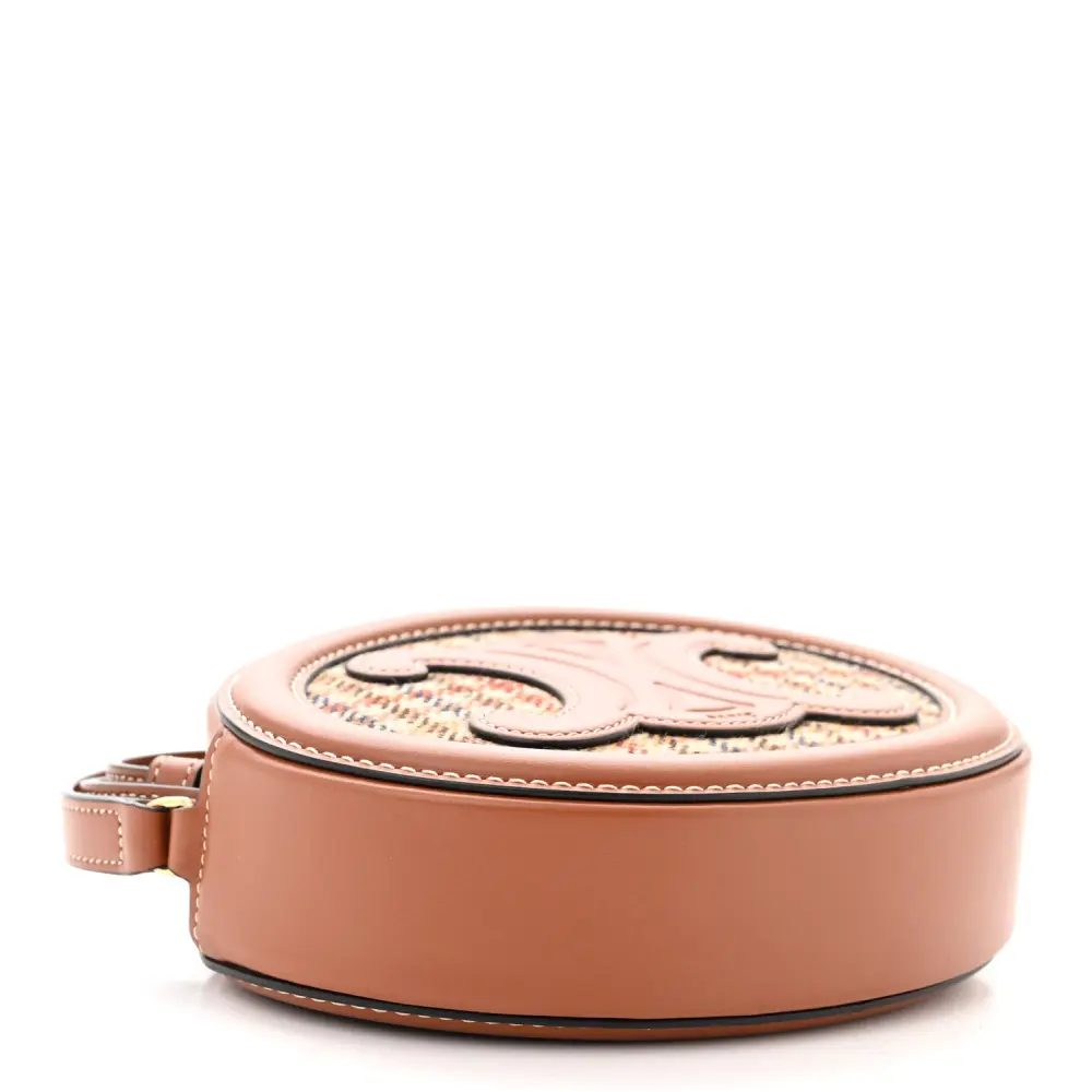 Lushentic Quality Bags: Small Triomphe Oval Purse in Tan Leather - Image 6