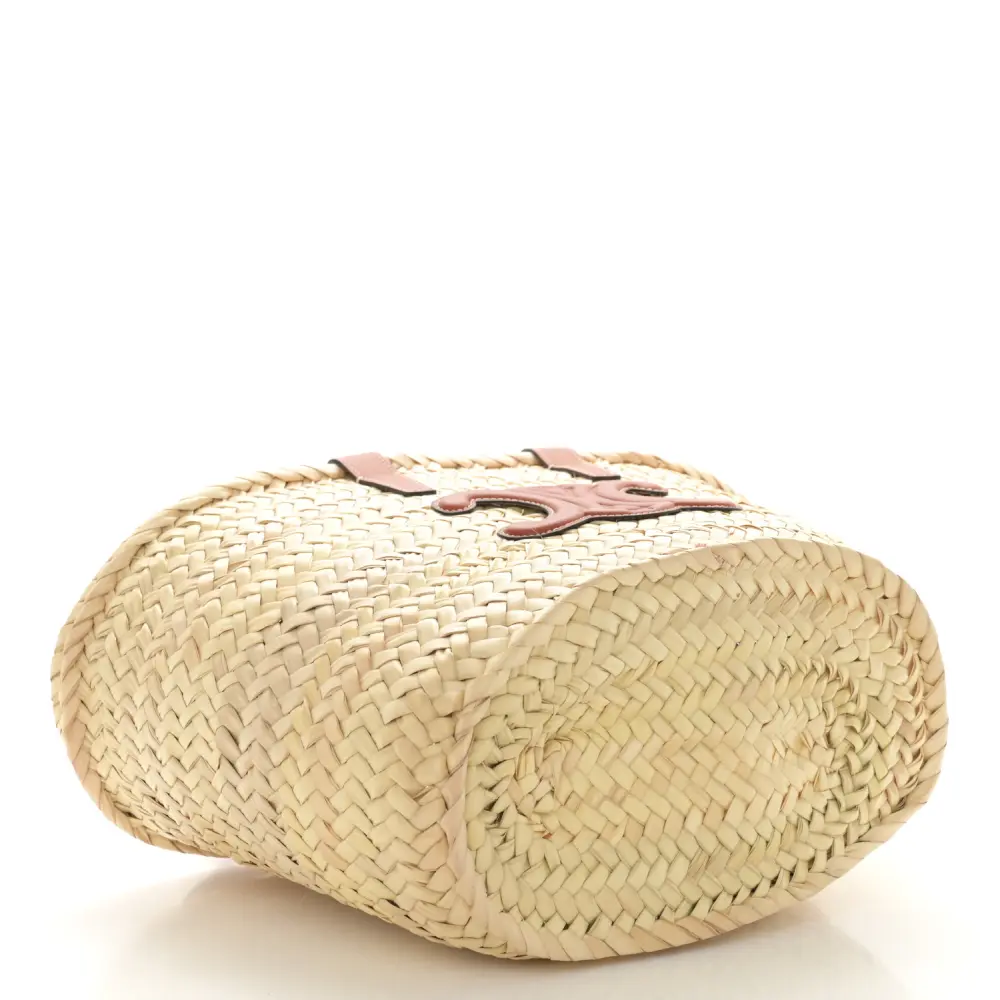 Lushentic Bags Review: Small Triomphe Tan Raffia Leather Elegance - Image 6