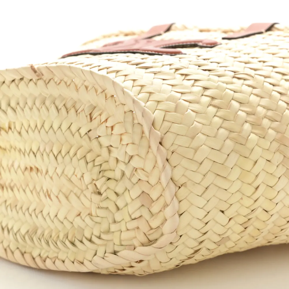 Lushentic Bags Review: Small Triomphe Tan Raffia Leather Elegance - Image 5