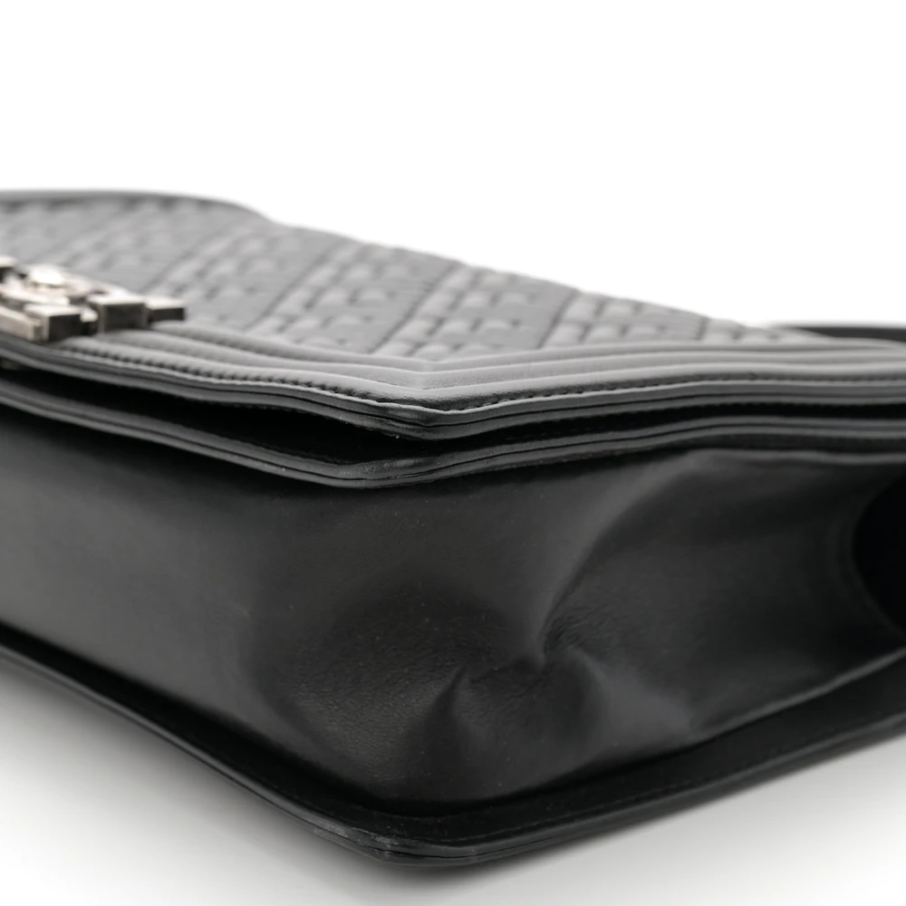 Lushentic Grade Bags: New Medium Black Quilted Lambskin Flap - Image 5