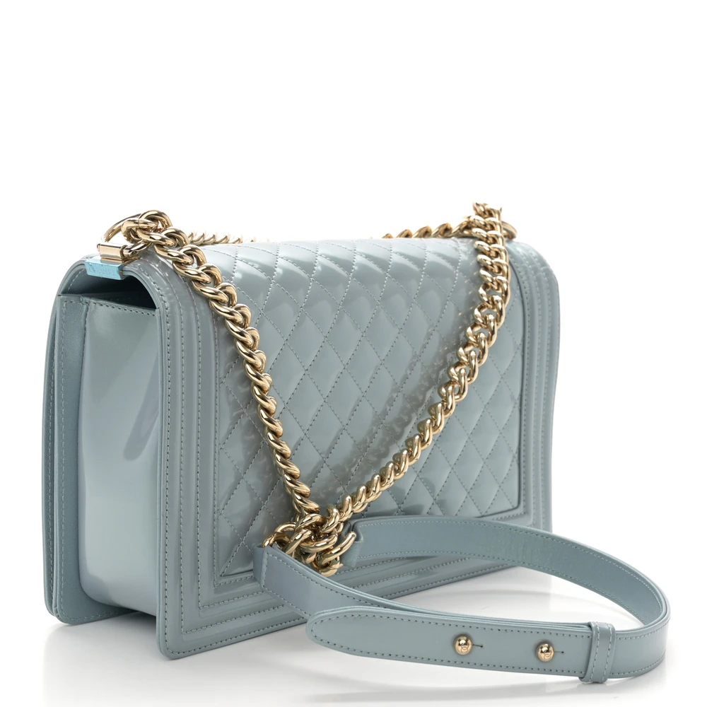 Lushentic Grade Replica Bags - Boy Flap New Medium Light Blue - Image 3