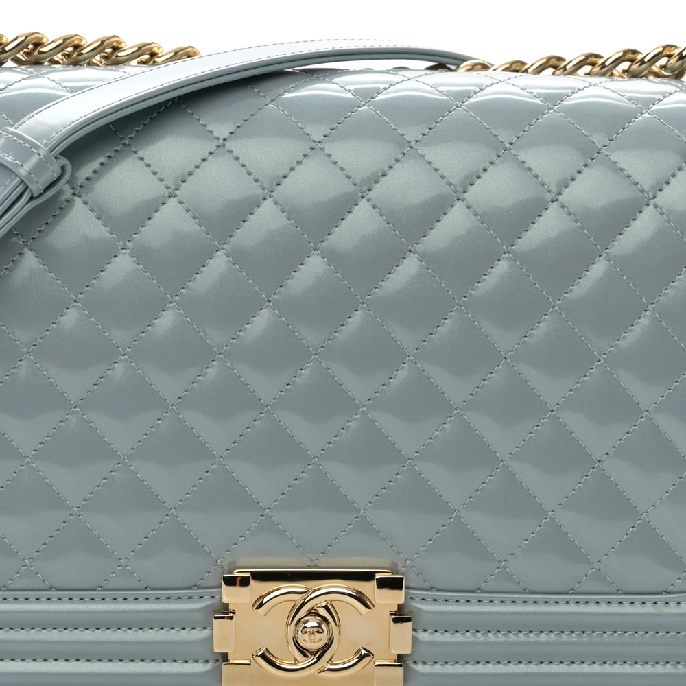 Lushentic Grade Replica Bags - Boy Flap New Medium Light Blue - Image 8