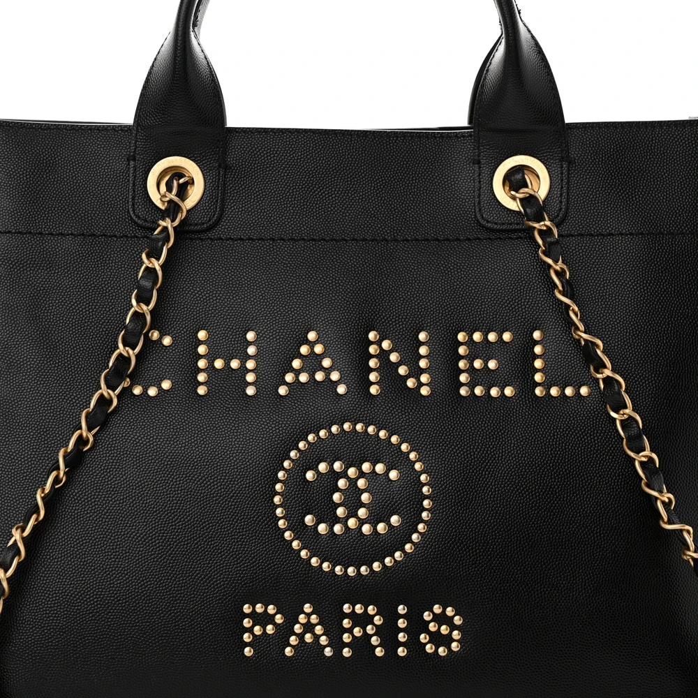 Lushentic Grade Bags: Deauville Tote in Black Quilted Leather - Image 8