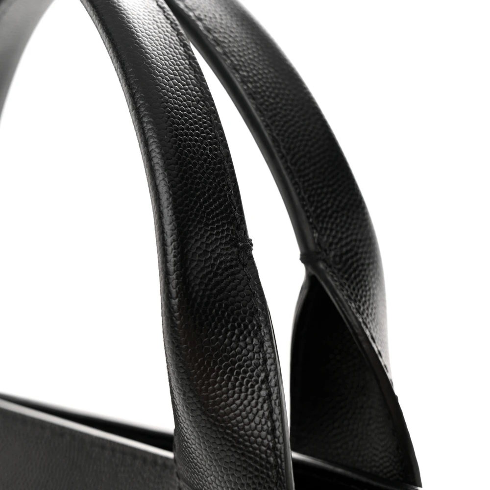 Lushentic Grade Bags: Deauville Tote in Black Quilted Leather - Image 9
