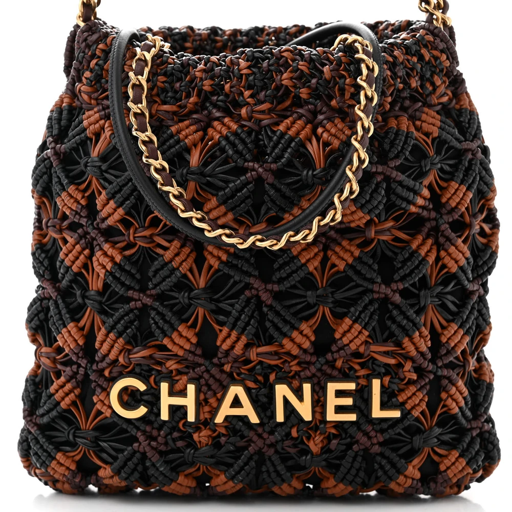 Lushentic Grade Replica Chanel 22 Calfskin Leather with Aged Gold Hardware - Image 8