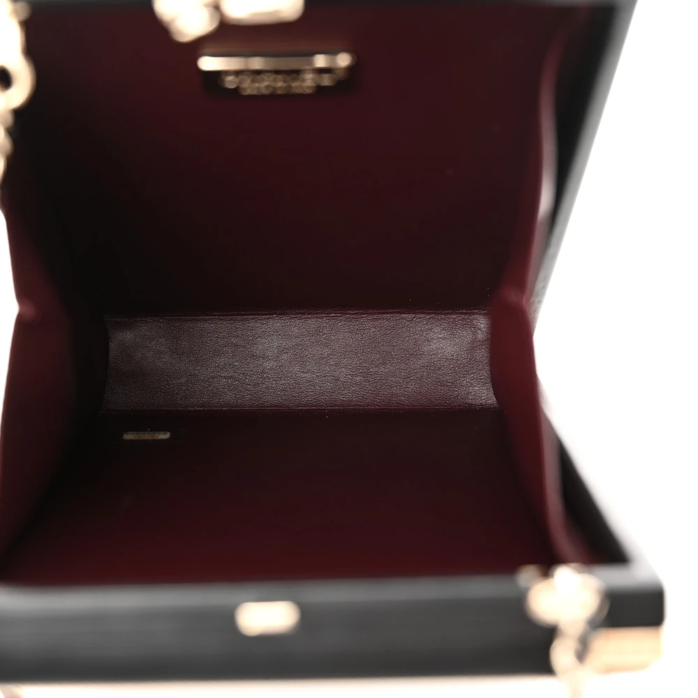 Lushentic Grade Minaudiere: Small Black Quilted Evening Bag - Image 7