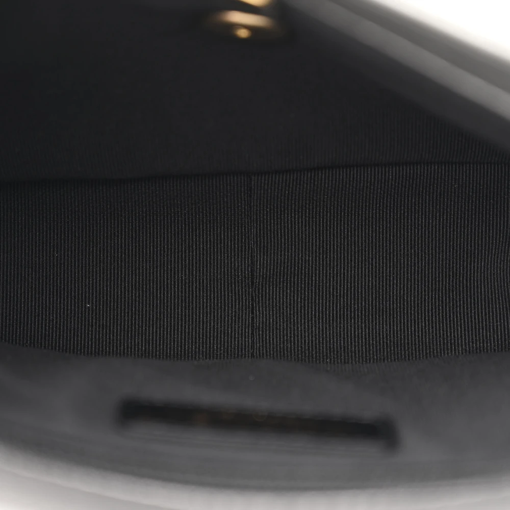 Lushentic Designer Side Note Flap in Metallic Grey Lambskin Leather - Image 7