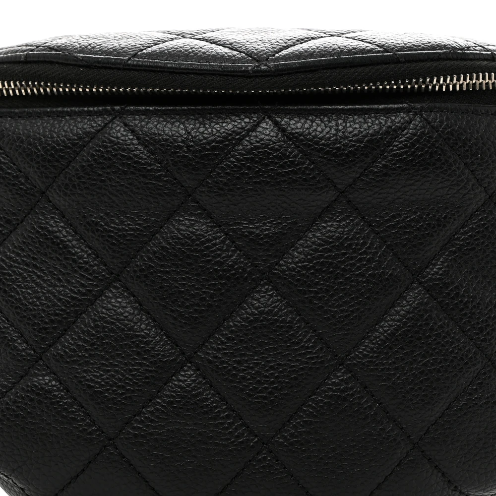 Lushentic Grade Bags - Waist Belt Bag in Black Quilted Leather - Image 8