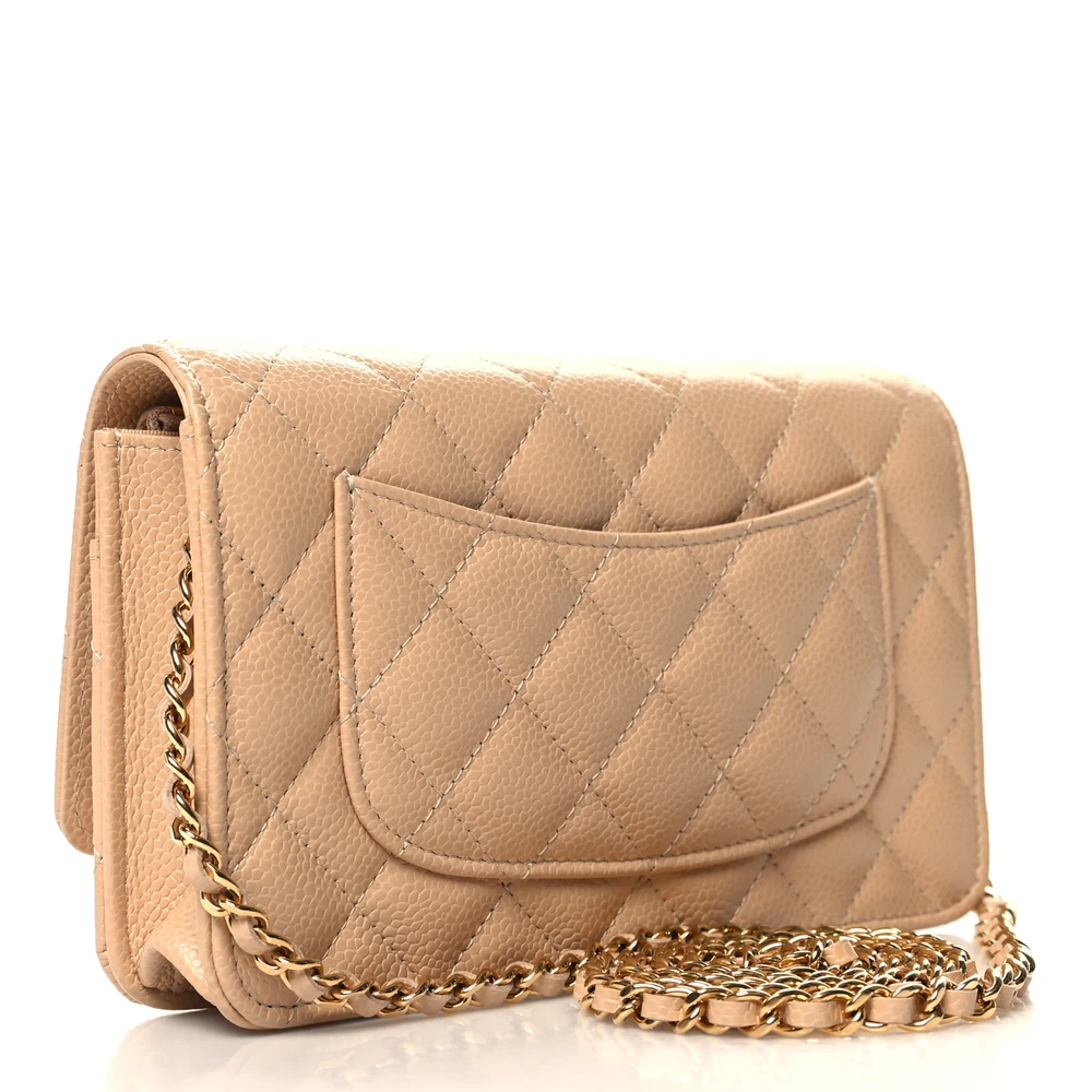 Buy Lushentic Grade Bags Wallet on Chain WOC - Small Beige Elegance - Image 3