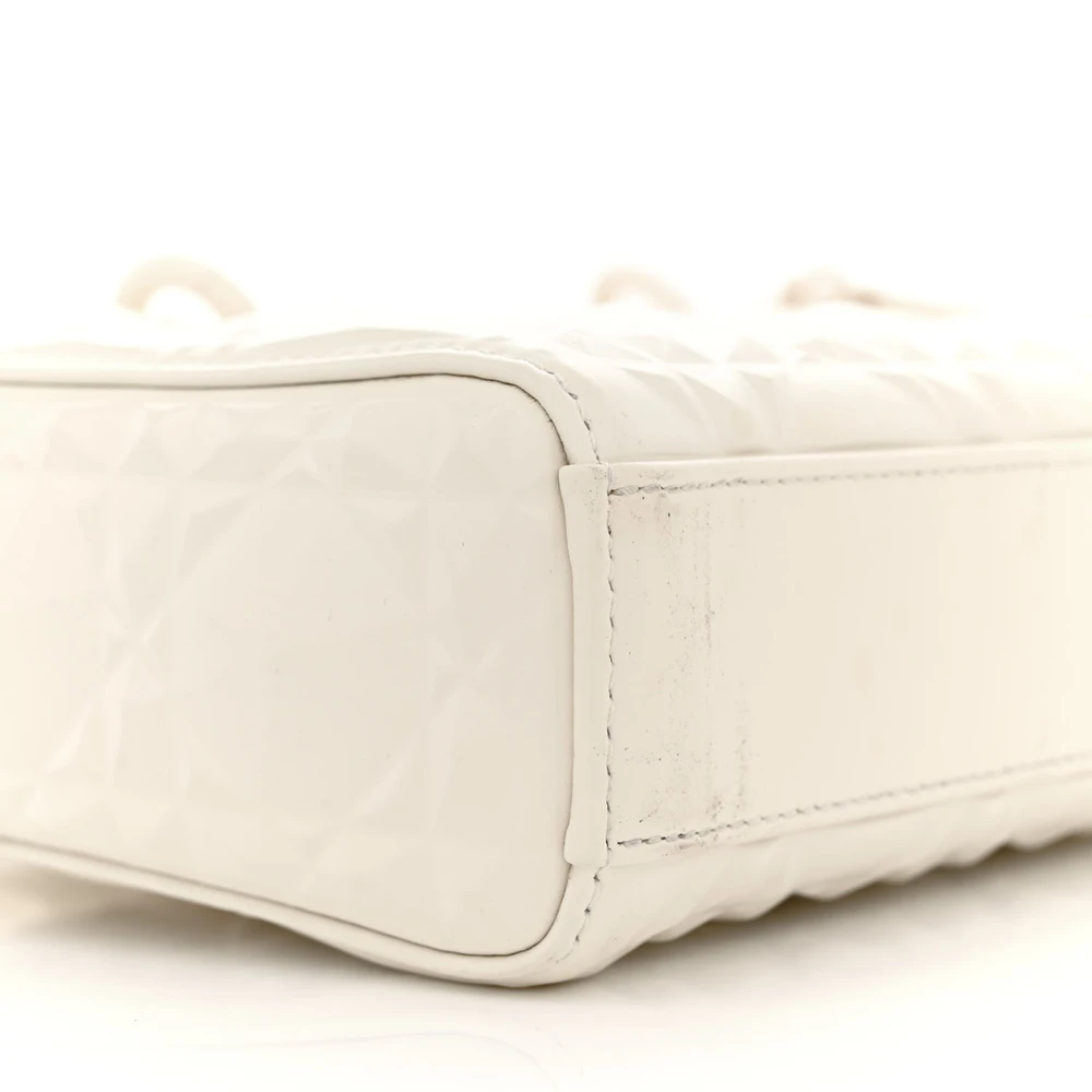 Lushentic Bags Medium Lady D Joy Latte Diamond Cannage Calfskin - Image 3
