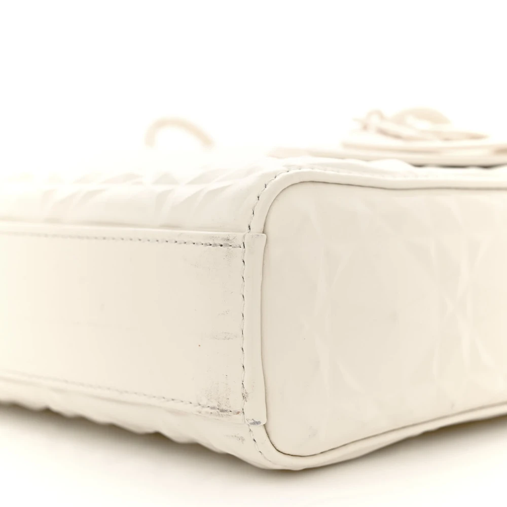 Lushentic Bags Medium Lady D Joy Latte Diamond Cannage Calfskin - Image 4
