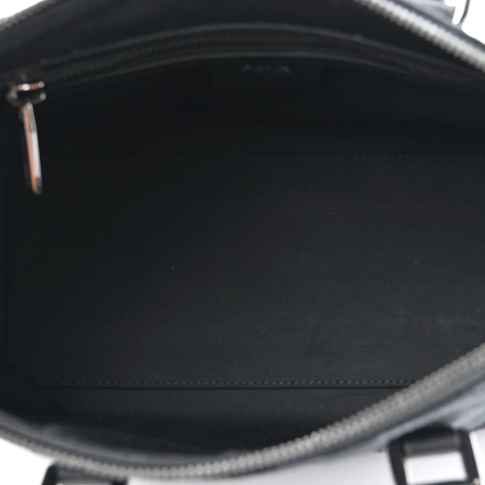 Lushentic Dior Medium Weekender 25 Bag Black Maxi Oblique Canvas Ruthenium Hardware - Image 7