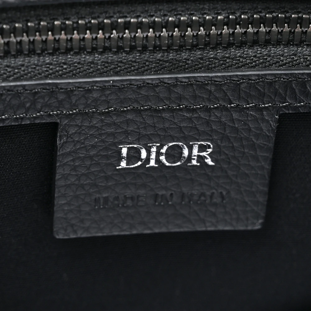 Lushentic Dior Medium Weekender 25 Bag Black Maxi Oblique Canvas Ruthenium Hardware - Image 2