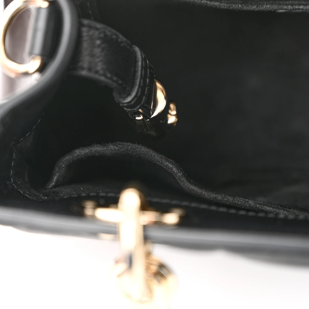 Buy Lushentic Grade Bags - Small The Lady 95.22 Black Calfskin Cannage - Image 9
