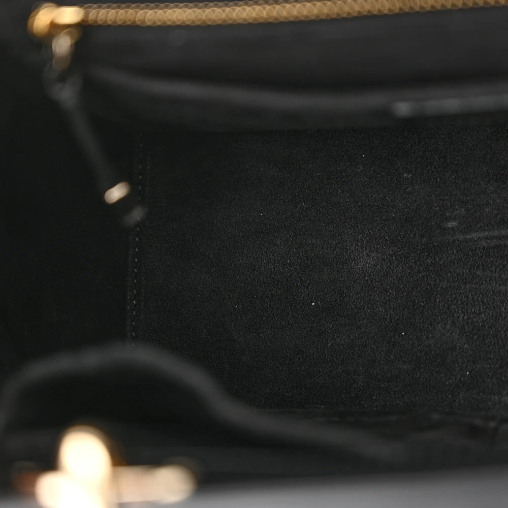 Buy Lushentic Grade Bags - Small The Lady 95.22 Black Calfskin Cannage - Image 7
