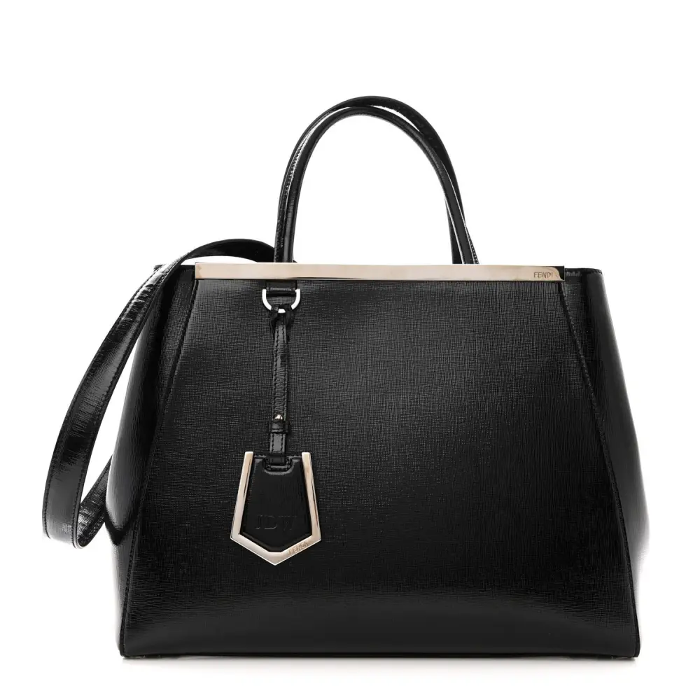 Lushentic Replicas Elite 2Jours Tote Black Patent Leather